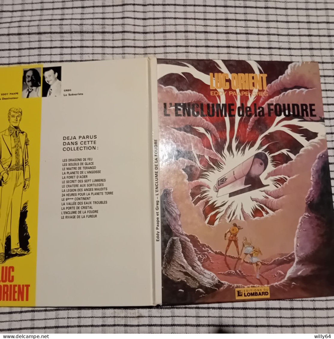 LUC ORIENT   " L'enclume De La Foudre  "       LE LOMBARD   TBE - Luc Orient