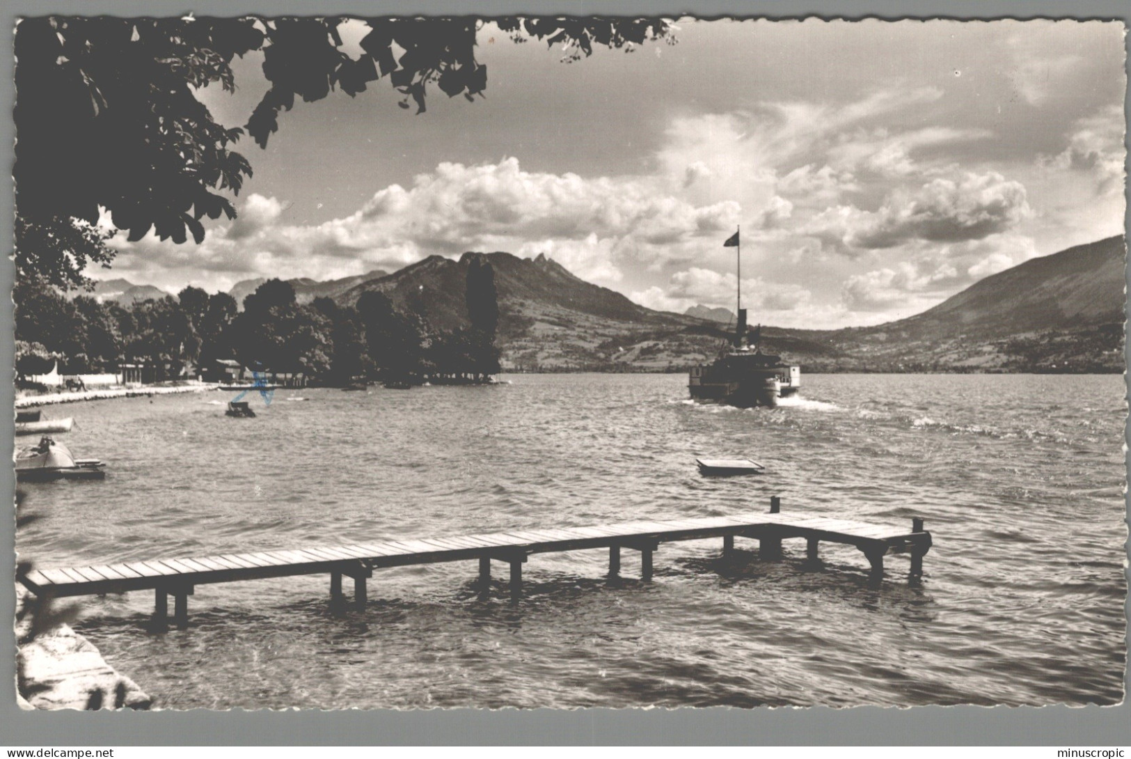 CPSM 74 - Veyrier - Lac D'Annecy - Vue Sur Le Col De Leschaux - Veyrier