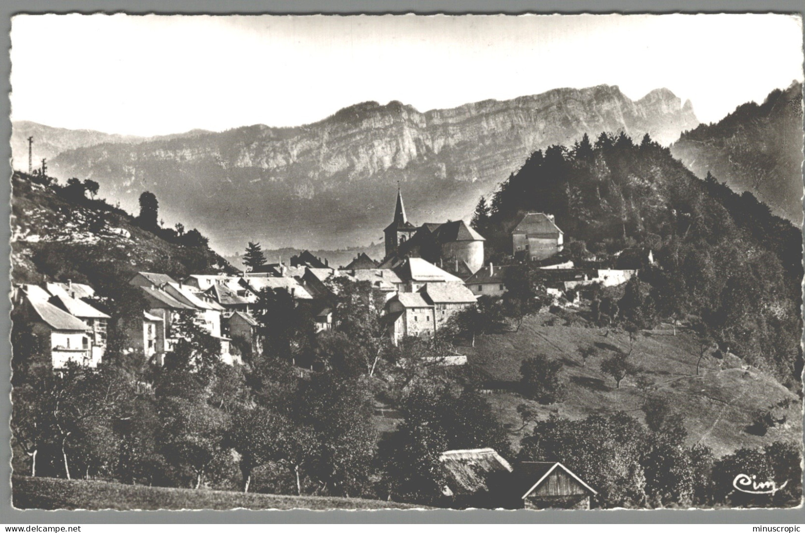 CPSM 73 - Le Chatelard - Massif Des Bauges - L'Arclusaz - Le Chatelard