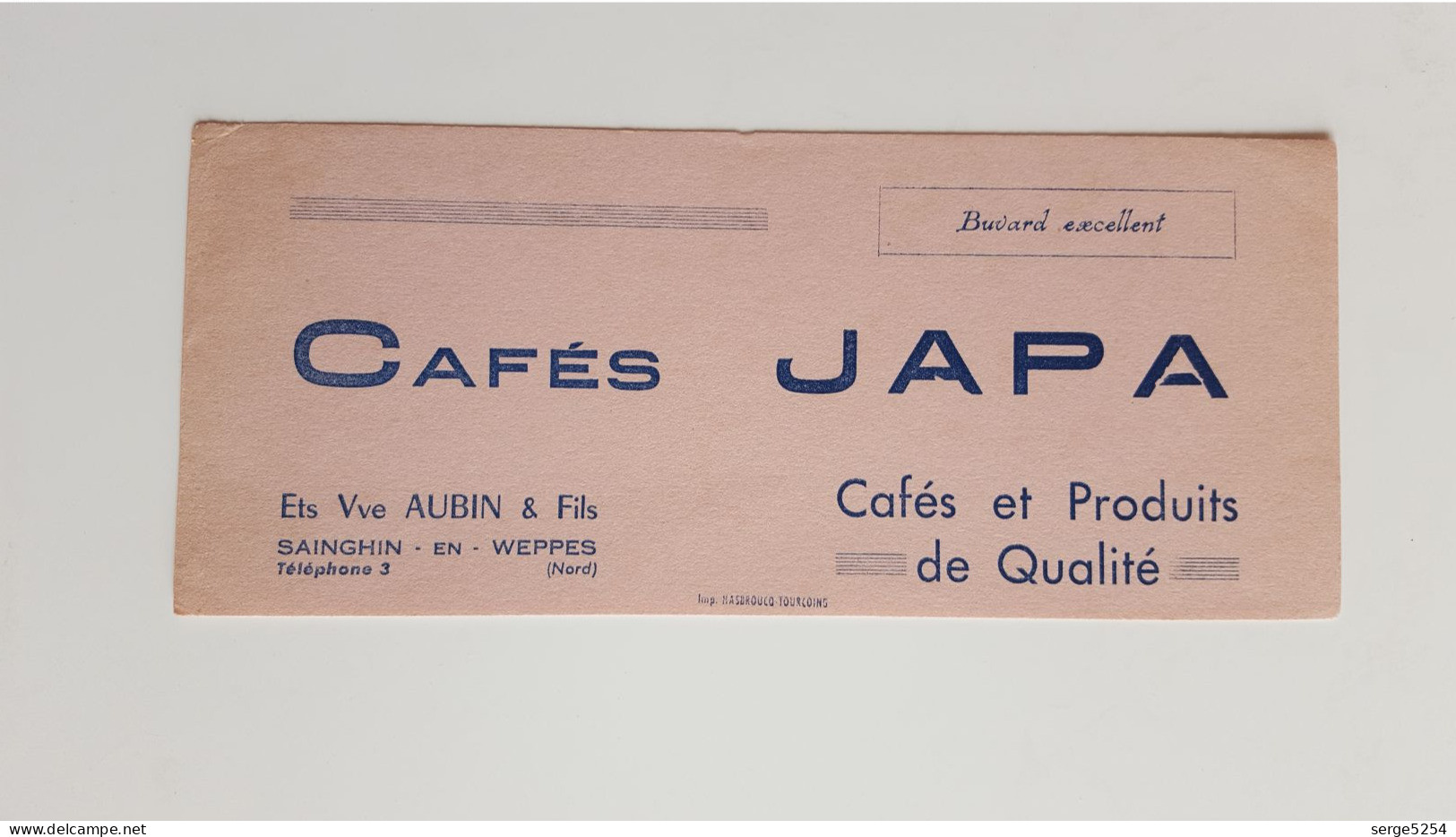 Buvard Cafés Japa - Café & Thé