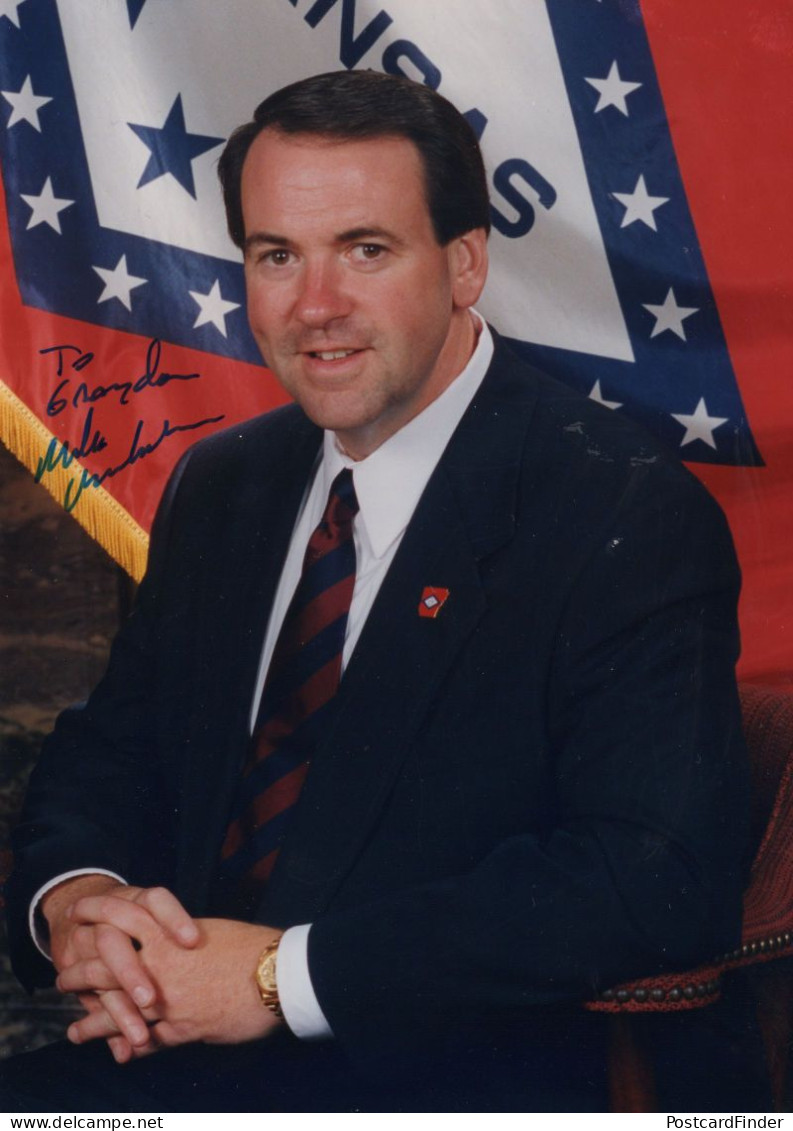 Mike Huckabee Arkansas USA Politician Ultimate Hand Signed Letter & Photo - Politisch Und Militärisch