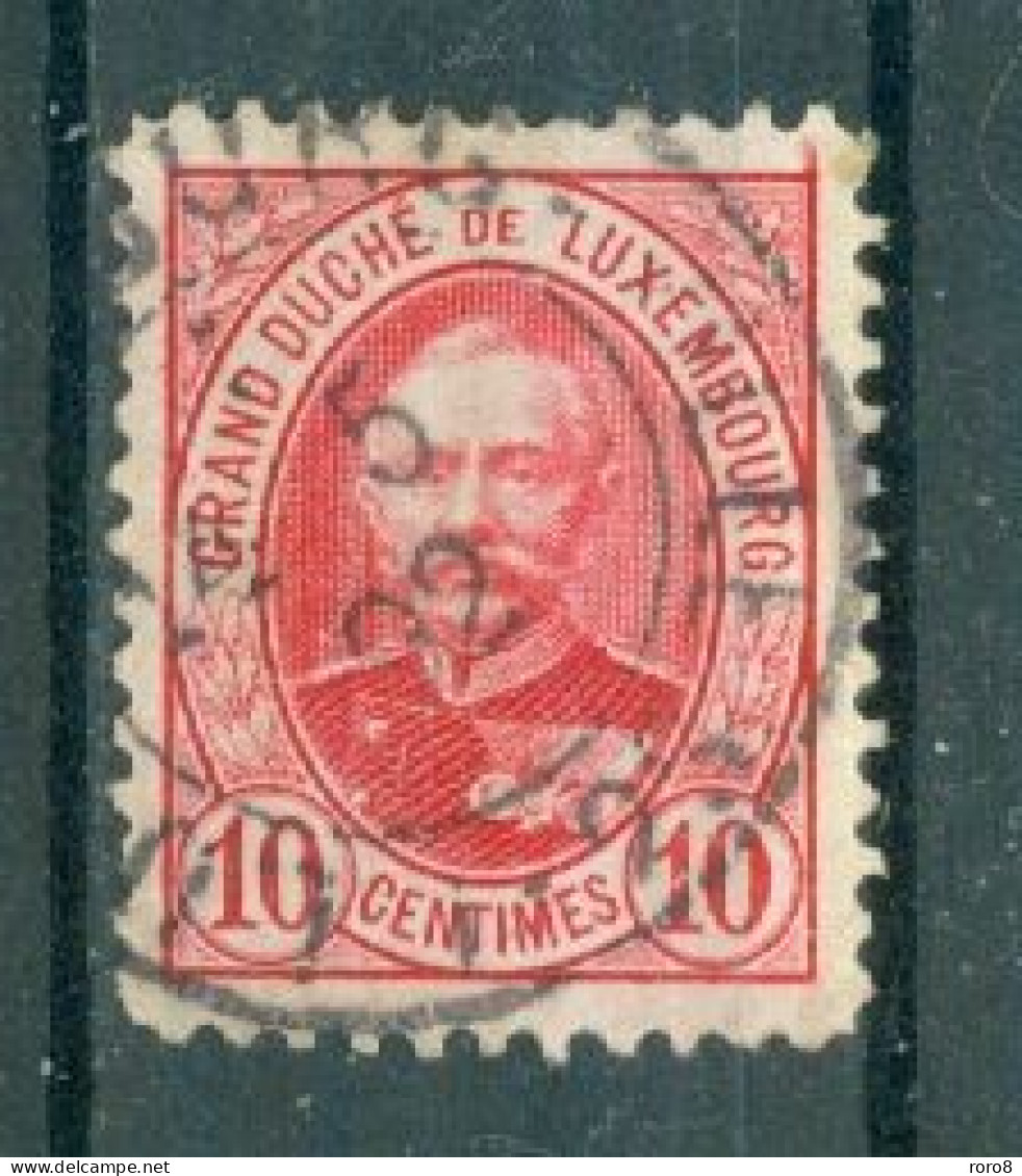 LUXEMBOURG - N°59 Oblitéré - Effigie Du Grand-duc Adolphe 1er.. - 1891 Adolfo De Frente