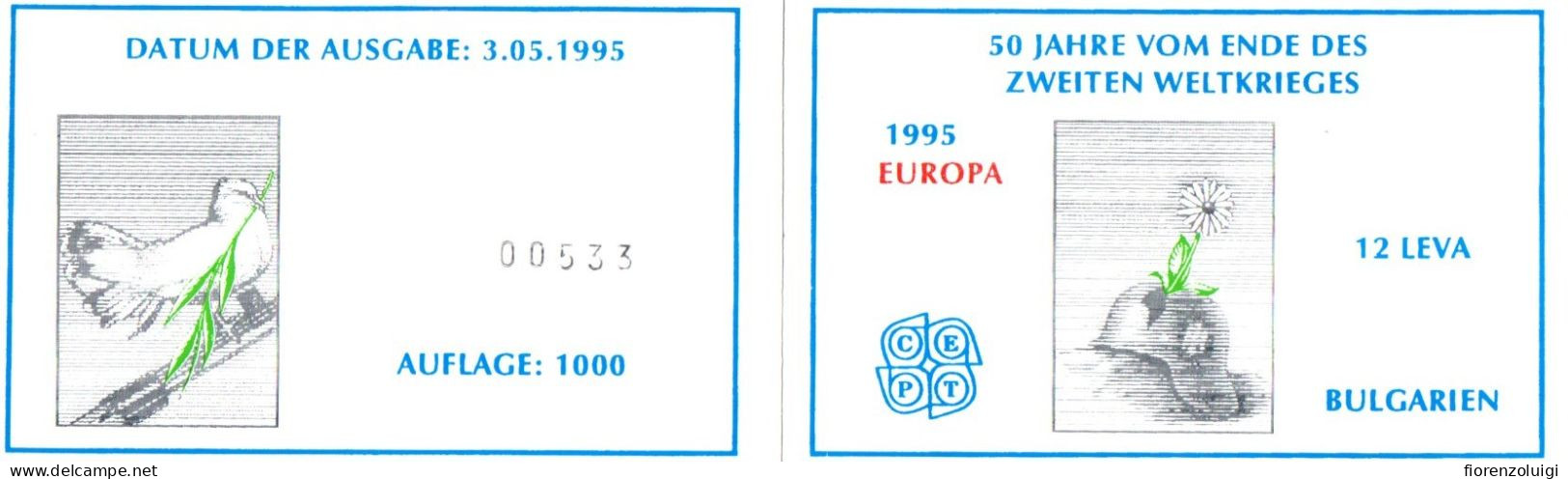 EUROPA CEPT 1995 GIRO COMPLETO LIBRETTI / BOOKLETS MNH** - 1995