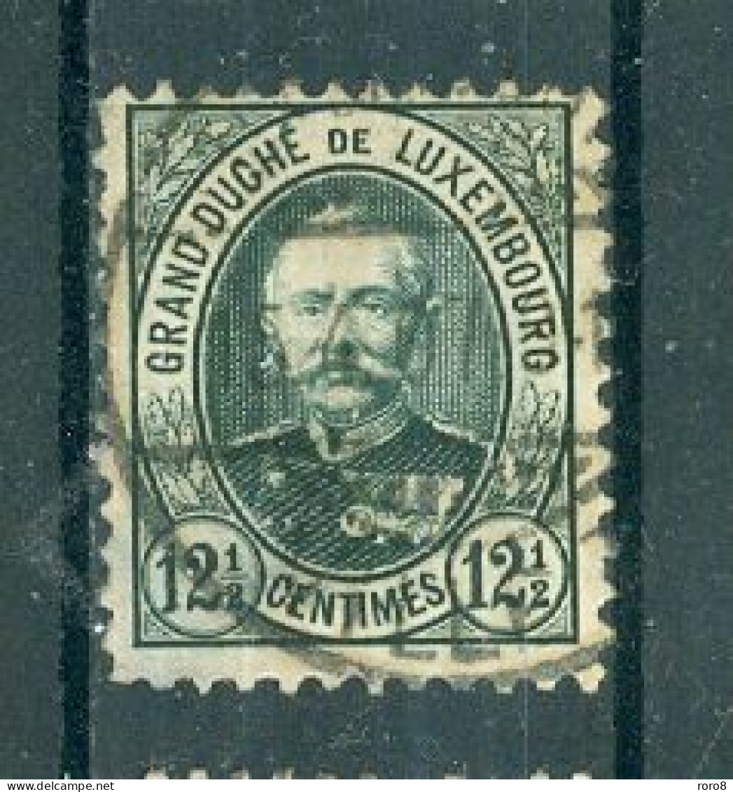 LUXEMBOURG - N°60 Oblitéré - Effigie Du Grand-duc Adolphe 1er. (clair) - 1891 Adolphe Frontansicht