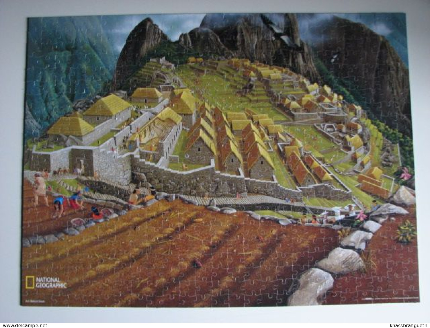 NATIONAL GEOGRAPHIC - MB PUZZLE (2x 550 PIECES) MACHU PICCHU (PEROU) - Puzzle Games