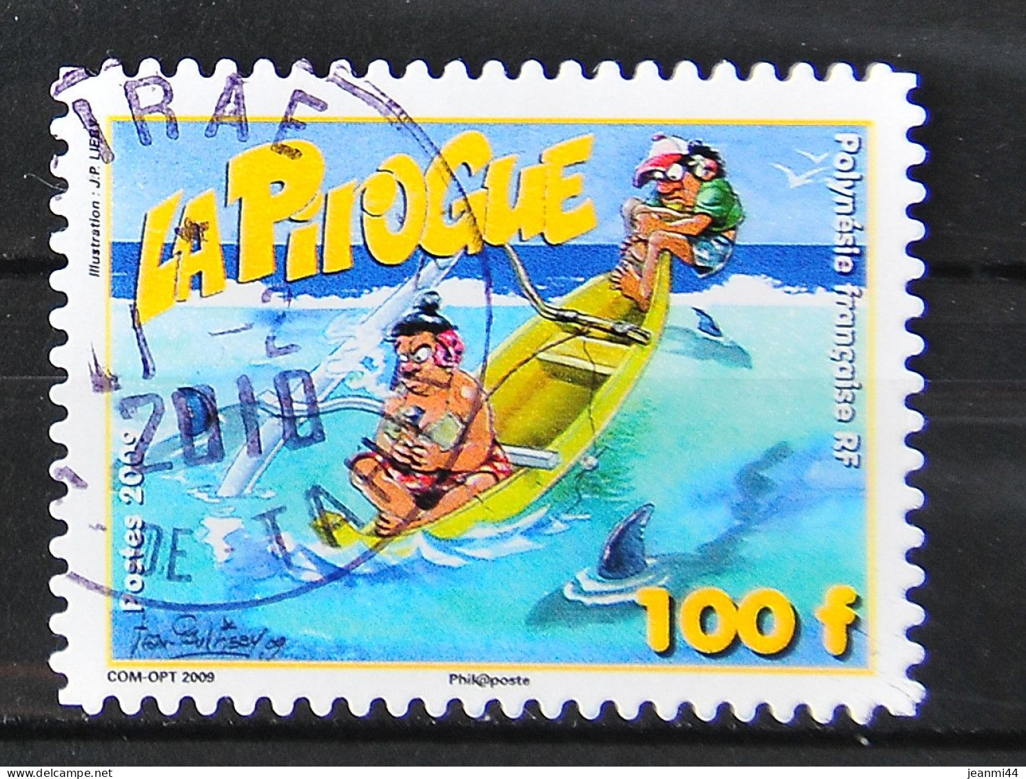 POLYNESIE FRANCAISE - 2009 - N° 877 La Pirogue - Cachet à Date - Used Stamps