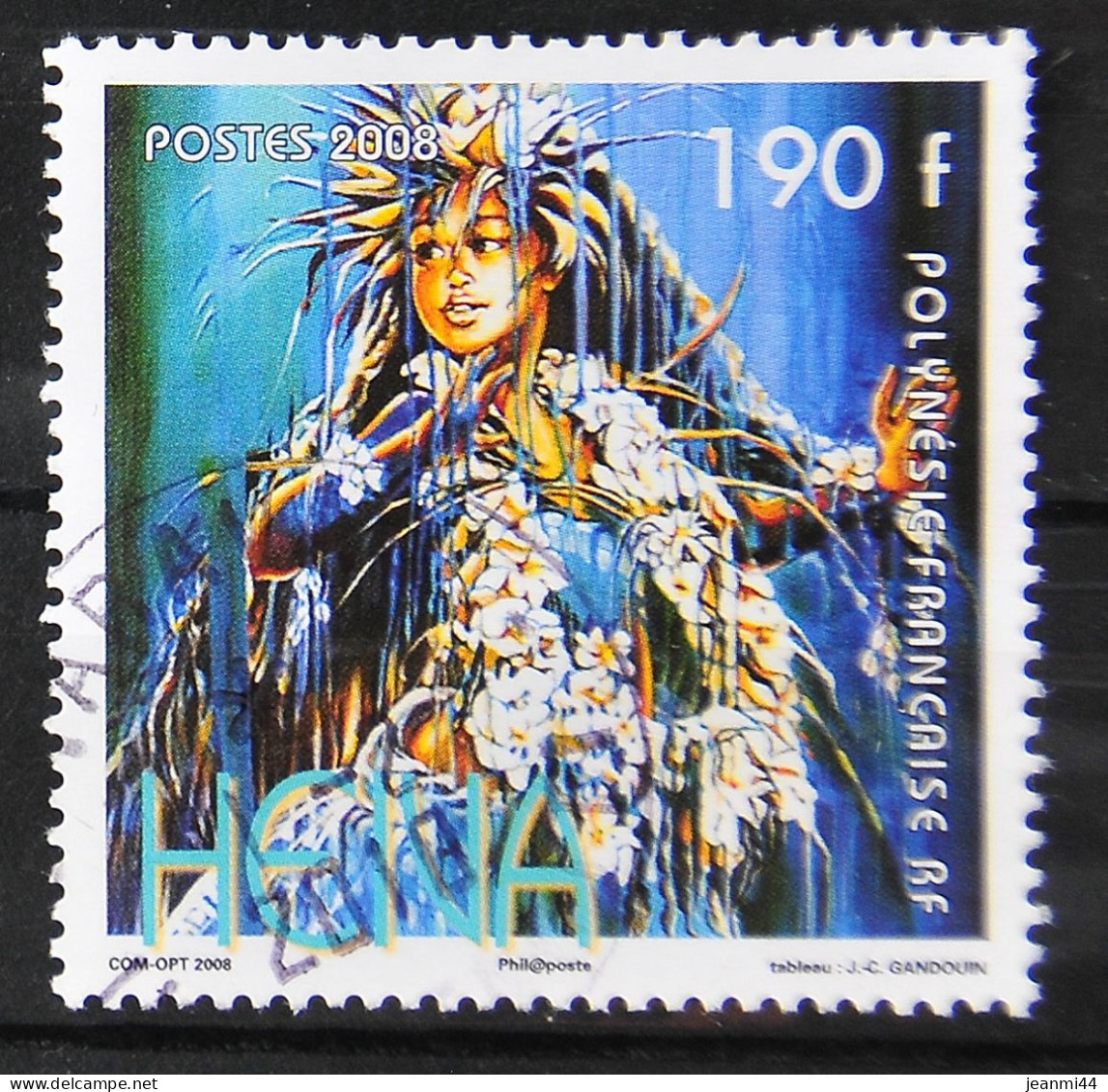 POLYNESIE FRANCAISE - 2008 - N° 839 HIEVA - Cachet à Date - Gebraucht