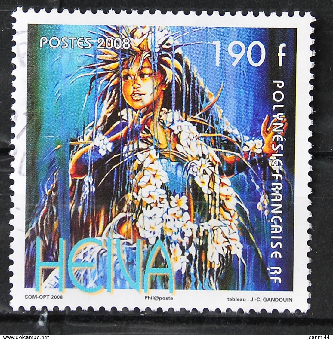 POLYNESIE FRANCAISE - 2008 - N° 839 HIEVA - Cachet à Date - Gebraucht