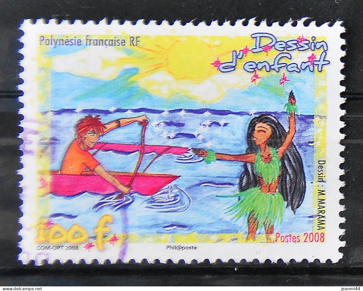 POLYNESIE FRANCAISE - 2008 - N° 861 Dessins D'enfants - Cachet à Date - Gebruikt