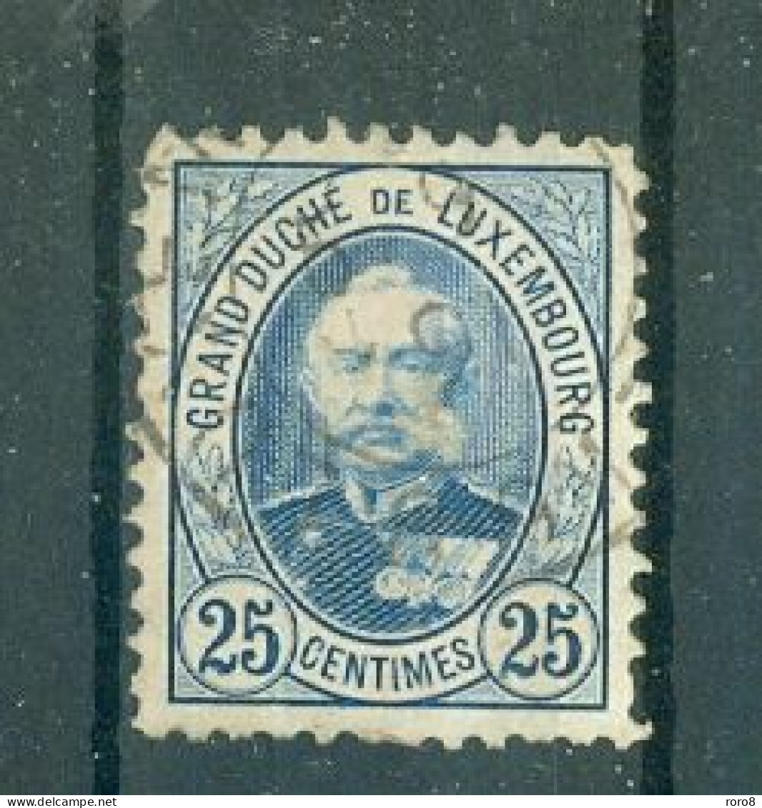 LUXEMBOURG - N°62 Oblitéré - Effigie Du Grand-duc Adolphe 1er. - 1891 Adolphe Front Side