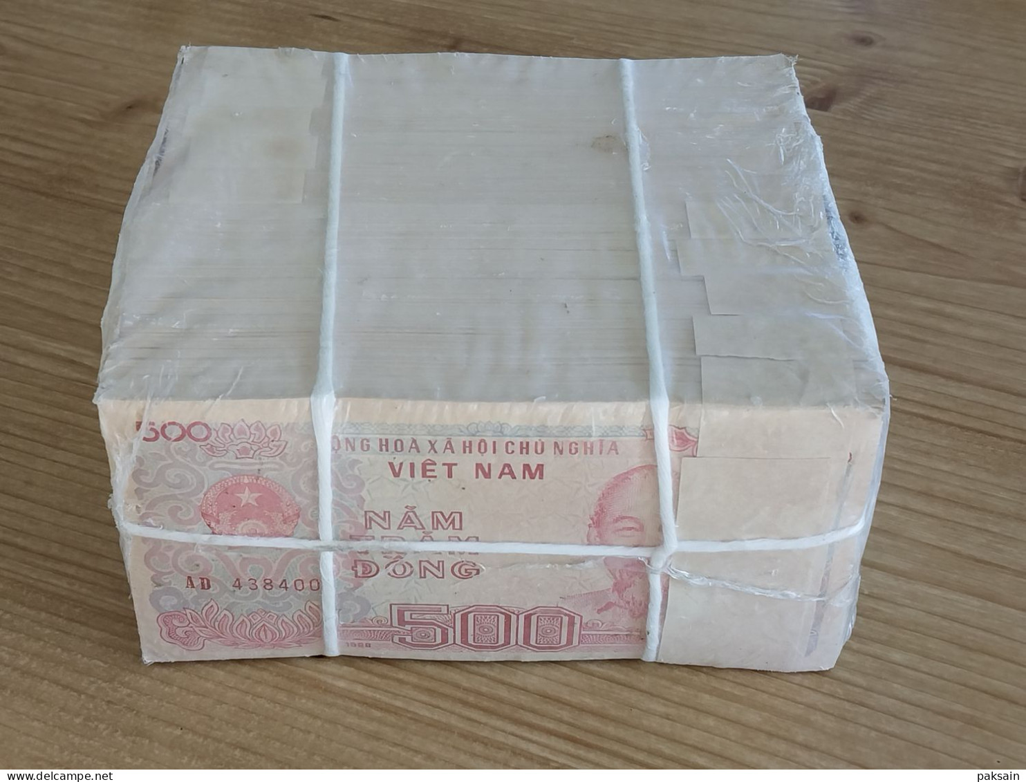 VIETNAM Lot De 1000 Billets Neufs De 500 Dong 1988 UNC Pick-101 - Vietnam