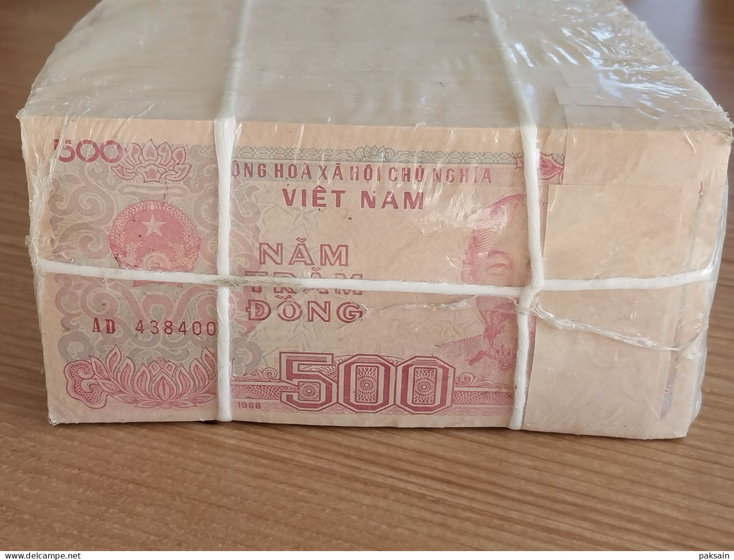 VIETNAM Lot De 1000 Billets Neufs De 500 Dong 1988 UNC Pick-101 - Viêt-Nam