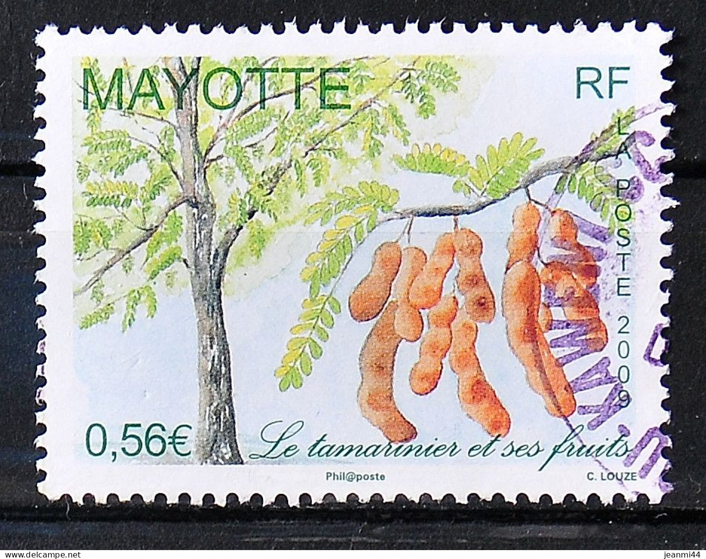 MAYOTTE 2009 - N° 223 Oblitéré - Cachet à Date - Le Tamarinier Et Ses Fruits - Gebraucht