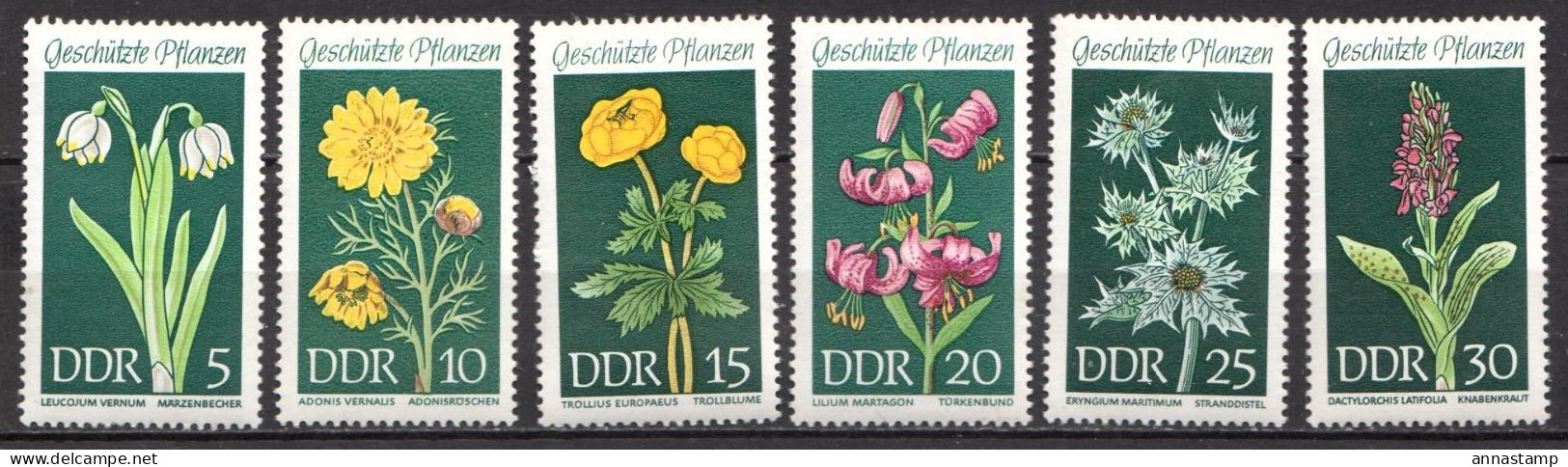 Germany / DDR MNH Set - Plantes Médicinales