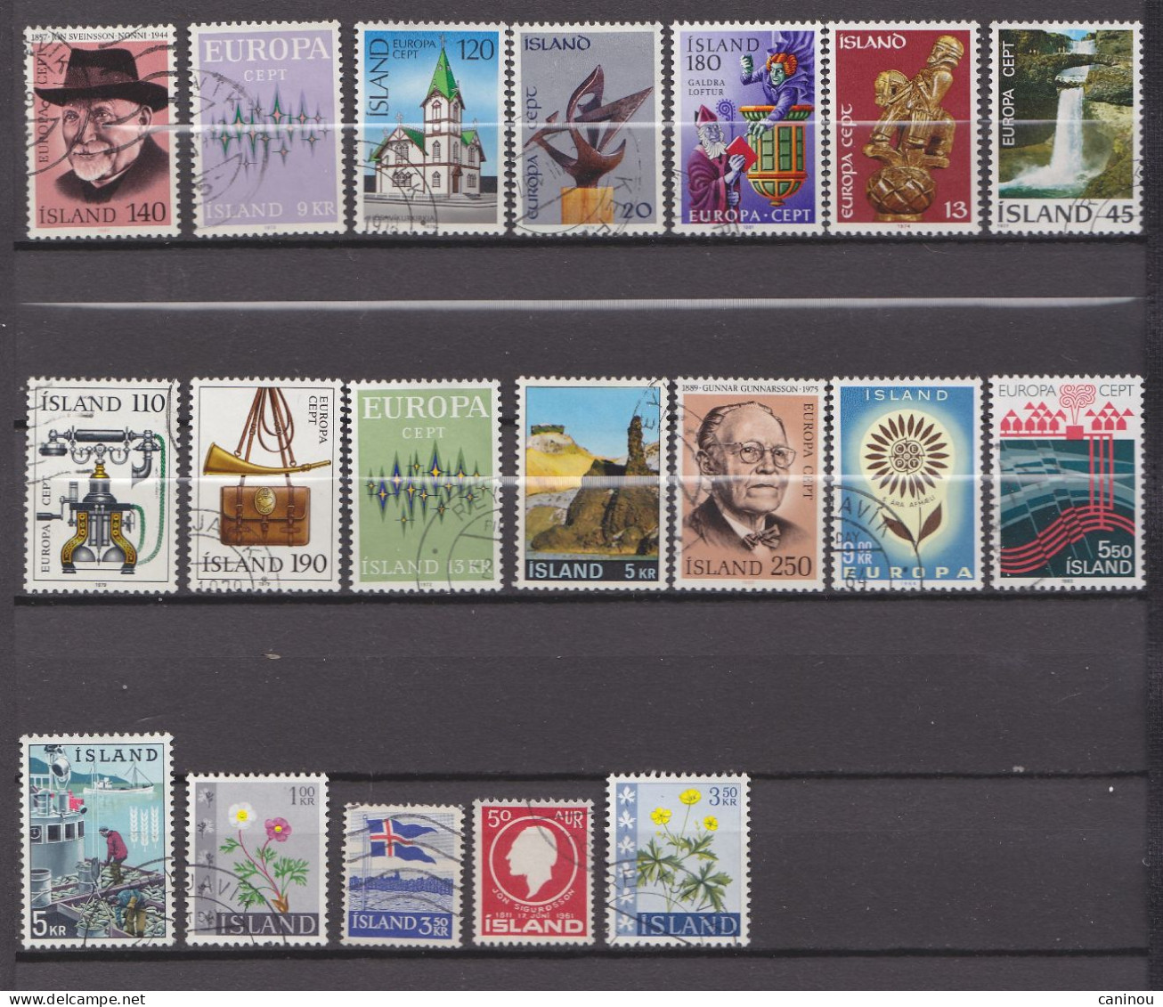 ISLANDE LOT 62 TIMBRES - Verzamelingen & Reeksen