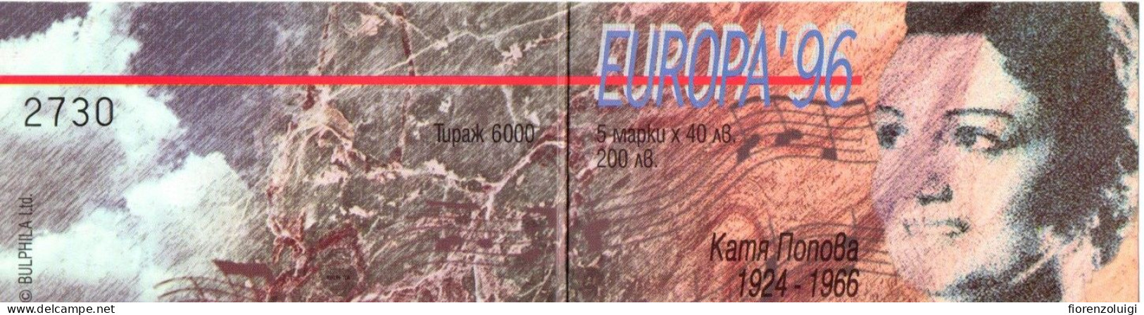 EUROPA CEPT 1996 GIRO COMPLETO LIBRETTI / BOOKLETS MNH** - 1996