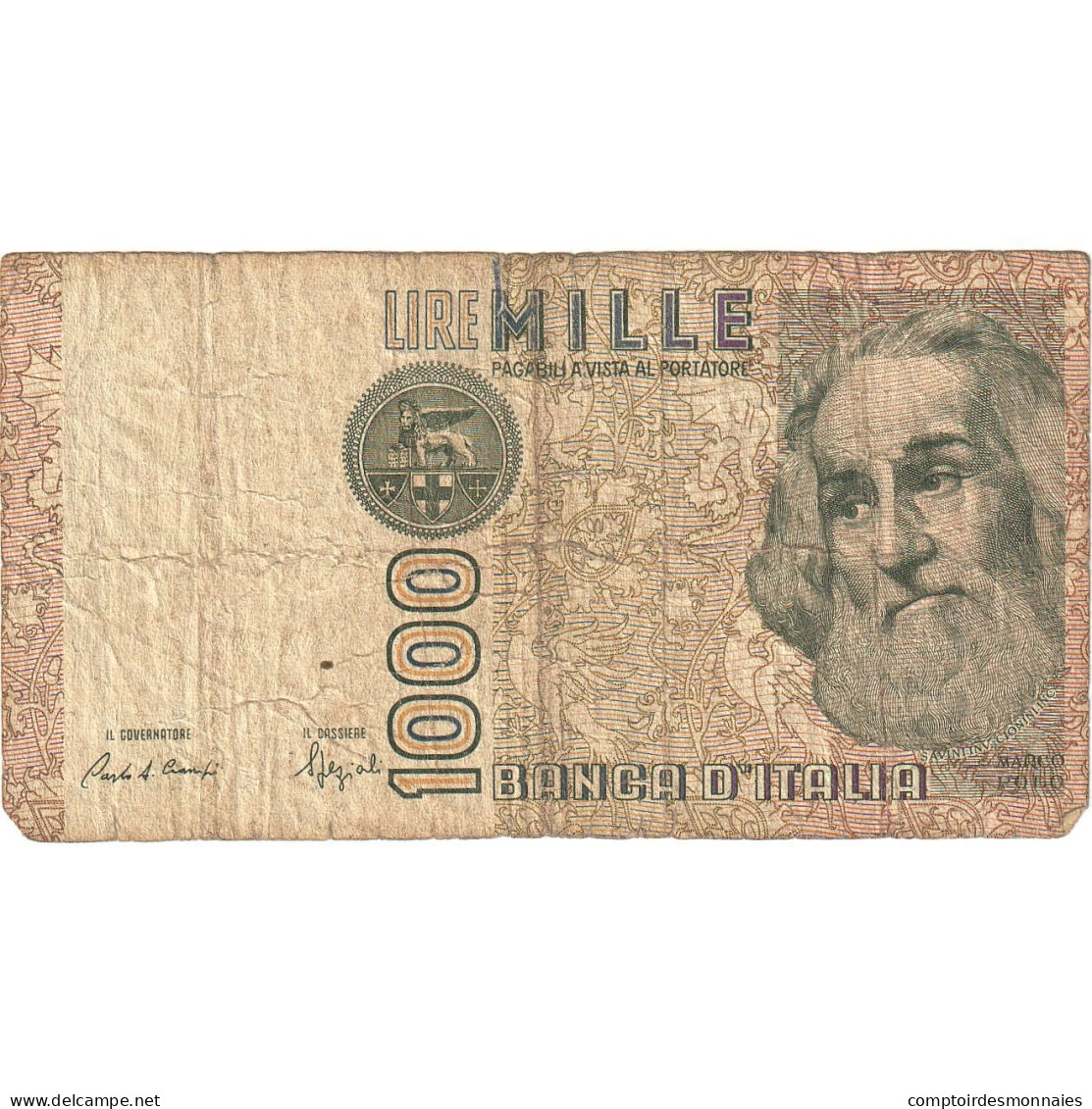 Italie, 1000 Lire, 1982-01-06, KM:109a, B+ - 1000 Liras