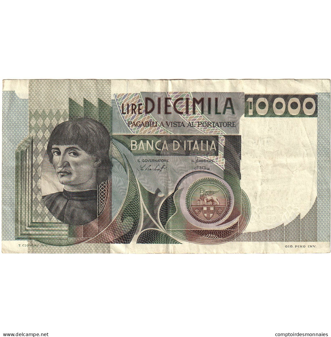 Italie, 10,000 Lire, 1976, 1976-08-25, KM:106c, TTB - 10000 Lire