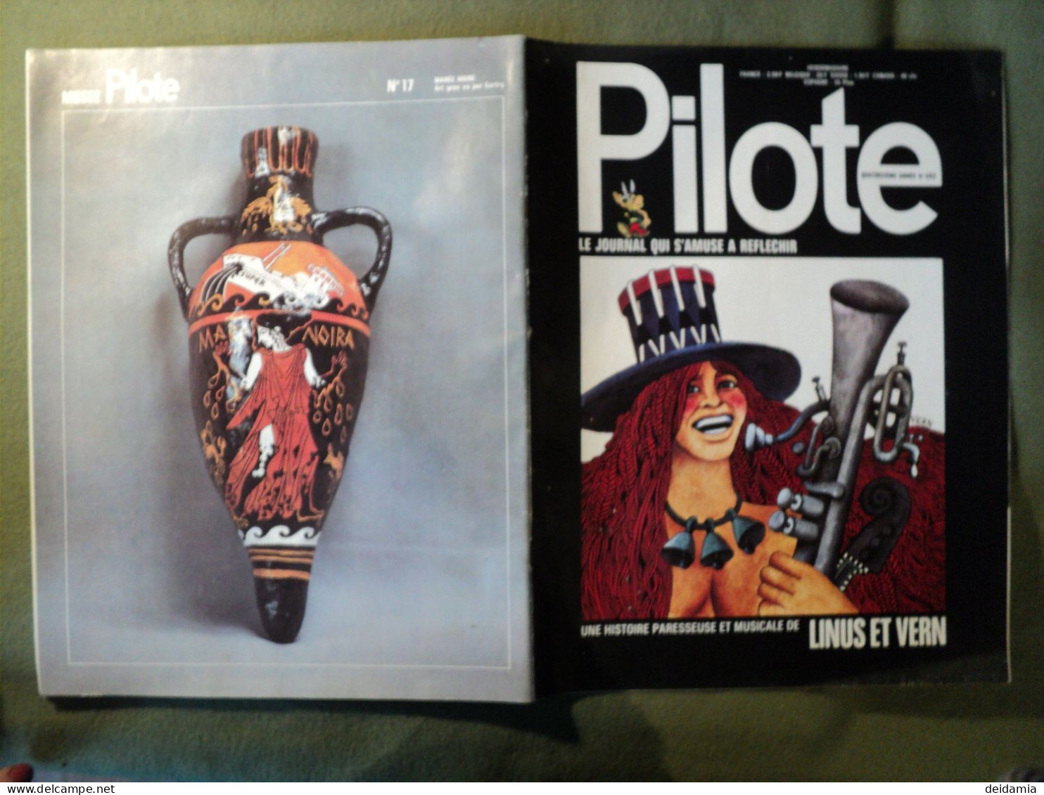 PILOTE N° 682 DE NOVEMBRE 1972. 1° PLAT DE VERN AUTEURS / BANDES / SUJETS ET PUBS TELS CARTRY / CIGARETTES 3F DE FLINT / - Pilote