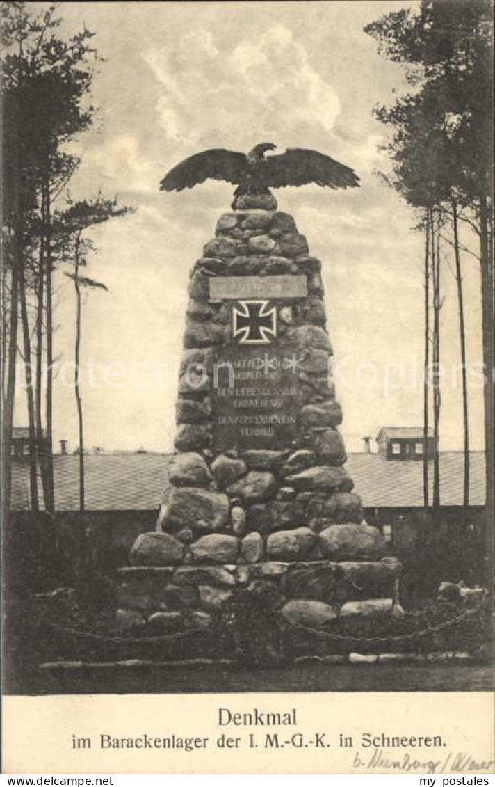 42119816 Schneeren Denkmal Barackenlager  Schneeren - Neustadt Am Rübenberge