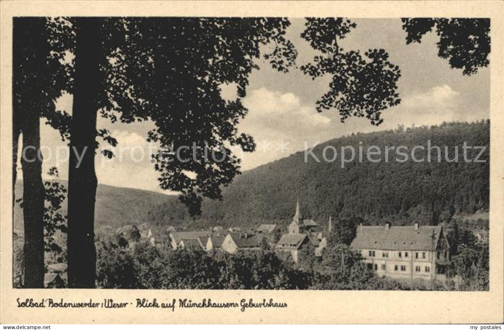 42116291 Bodenwerder Blick Auf Das Muenchhausen Geburtshaus Bodenwerder - Bodenwerder