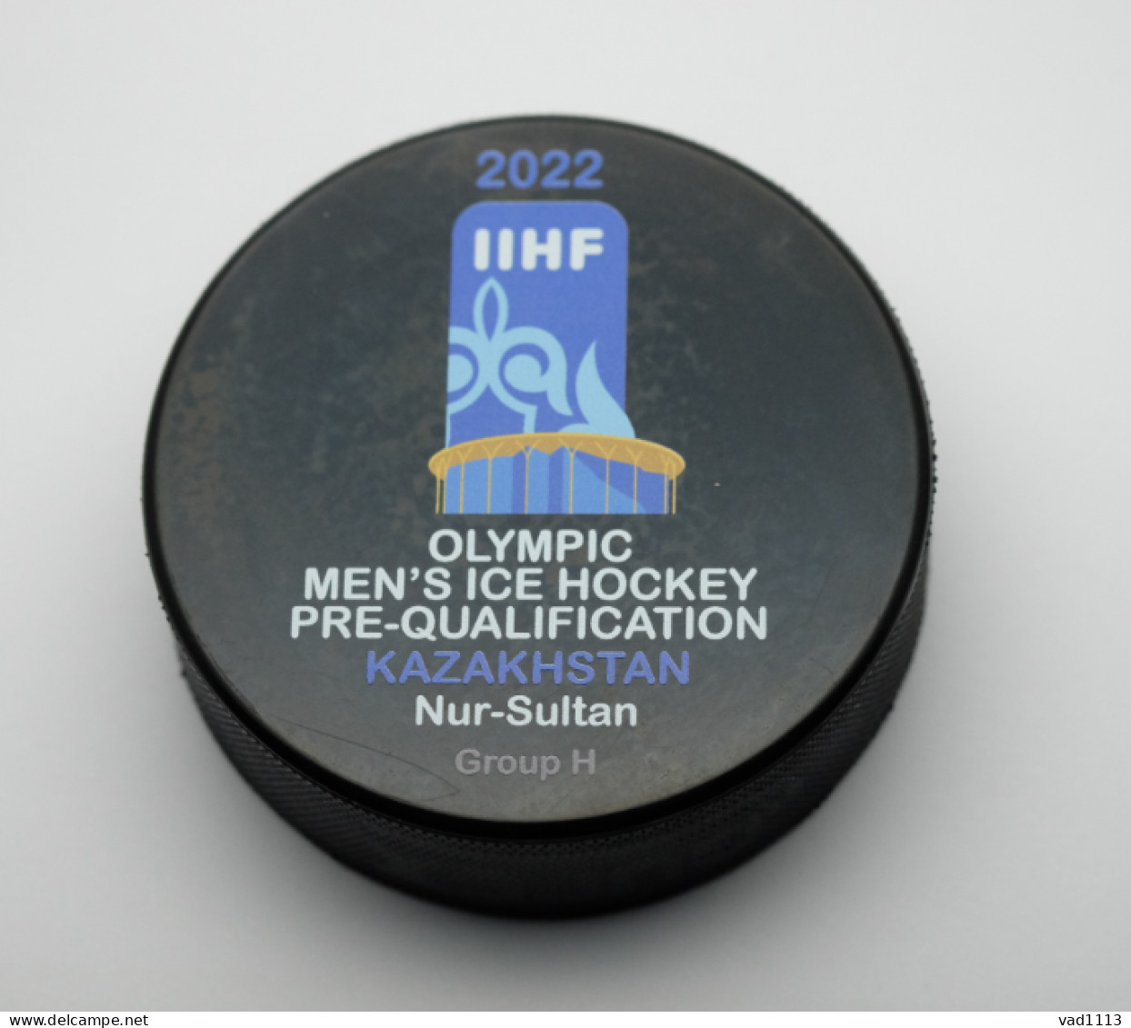 Ice Hockey Puck Beijing, China 2022 Olympic, Men's Pre-qualification Kazakhstan 2020 - Andere & Zonder Classificatie