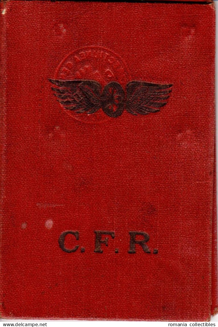 Romania, 1934, Romanian Railways CFR Identity Card - 3rd Class - Andere & Zonder Classificatie