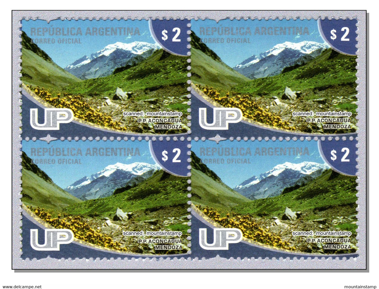 Argentina 2008 Aconcagua 6961m - Mountains - Berge - Montagnes - Montagne - Andes - MNH ** Block 4 - Unused Stamps