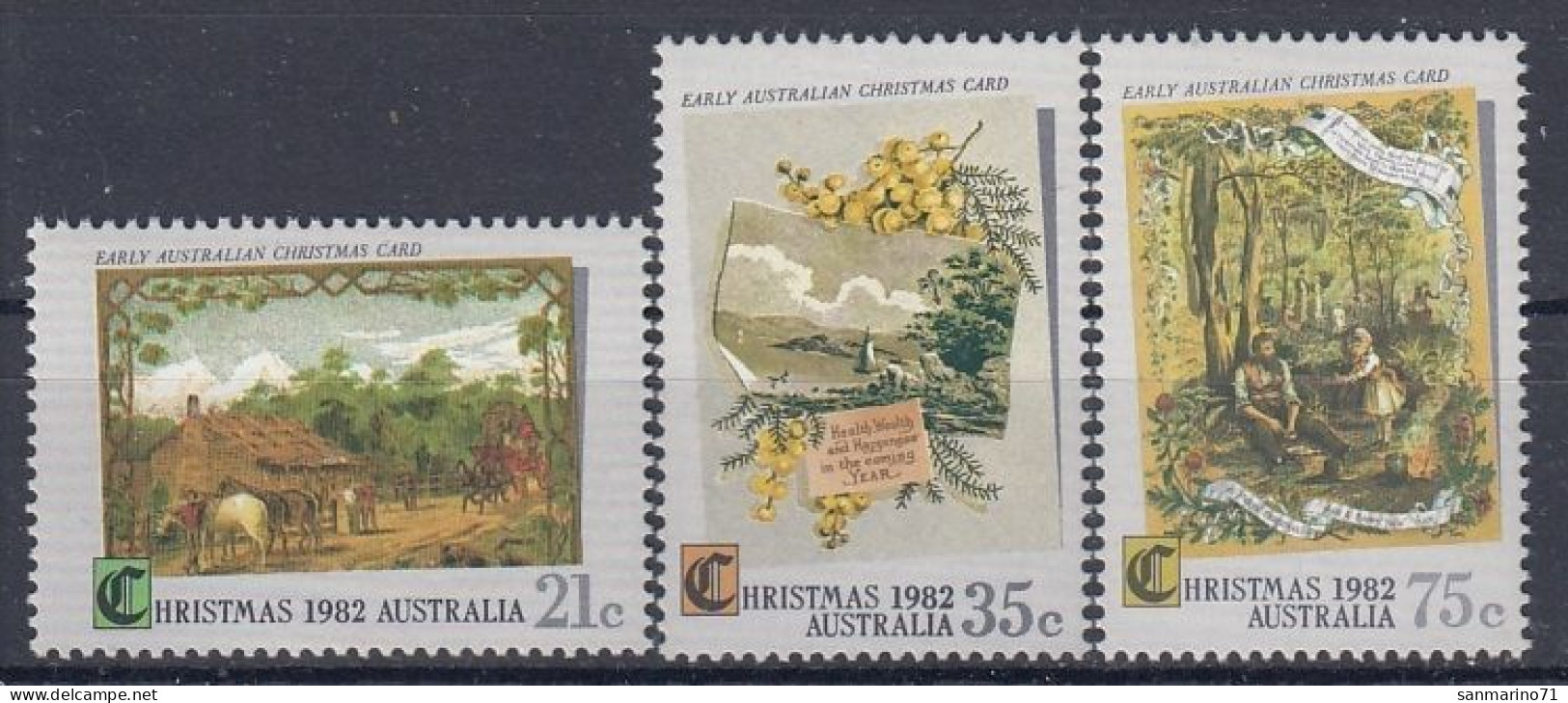 AUSTRALIA 802-804,unused,Christmas 1982 (**) - Neufs