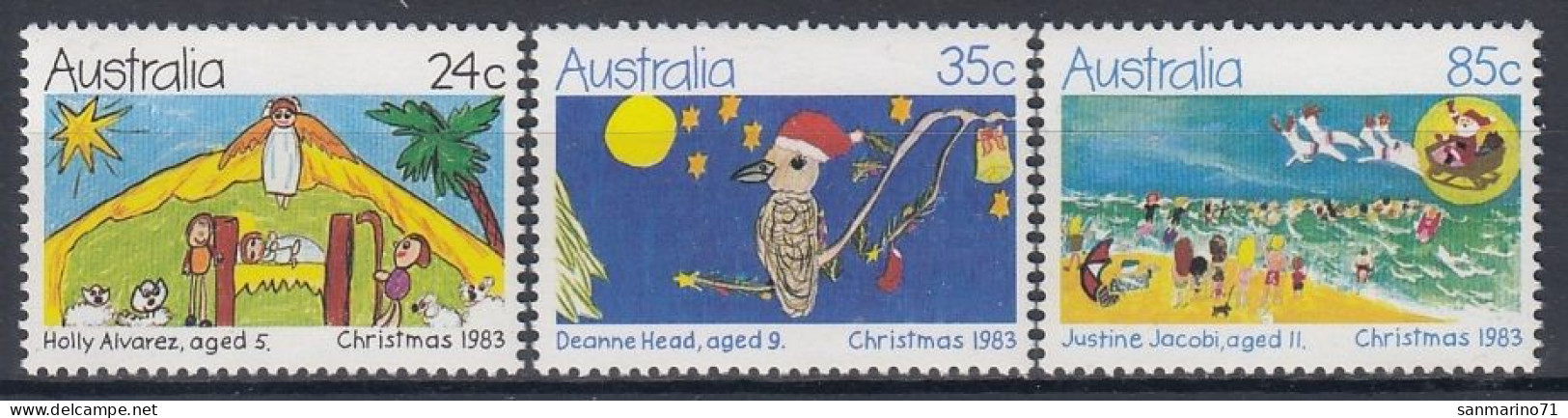 AUSTRALIA 854-856,unused,Christmas 1983 (**) - Ongebruikt