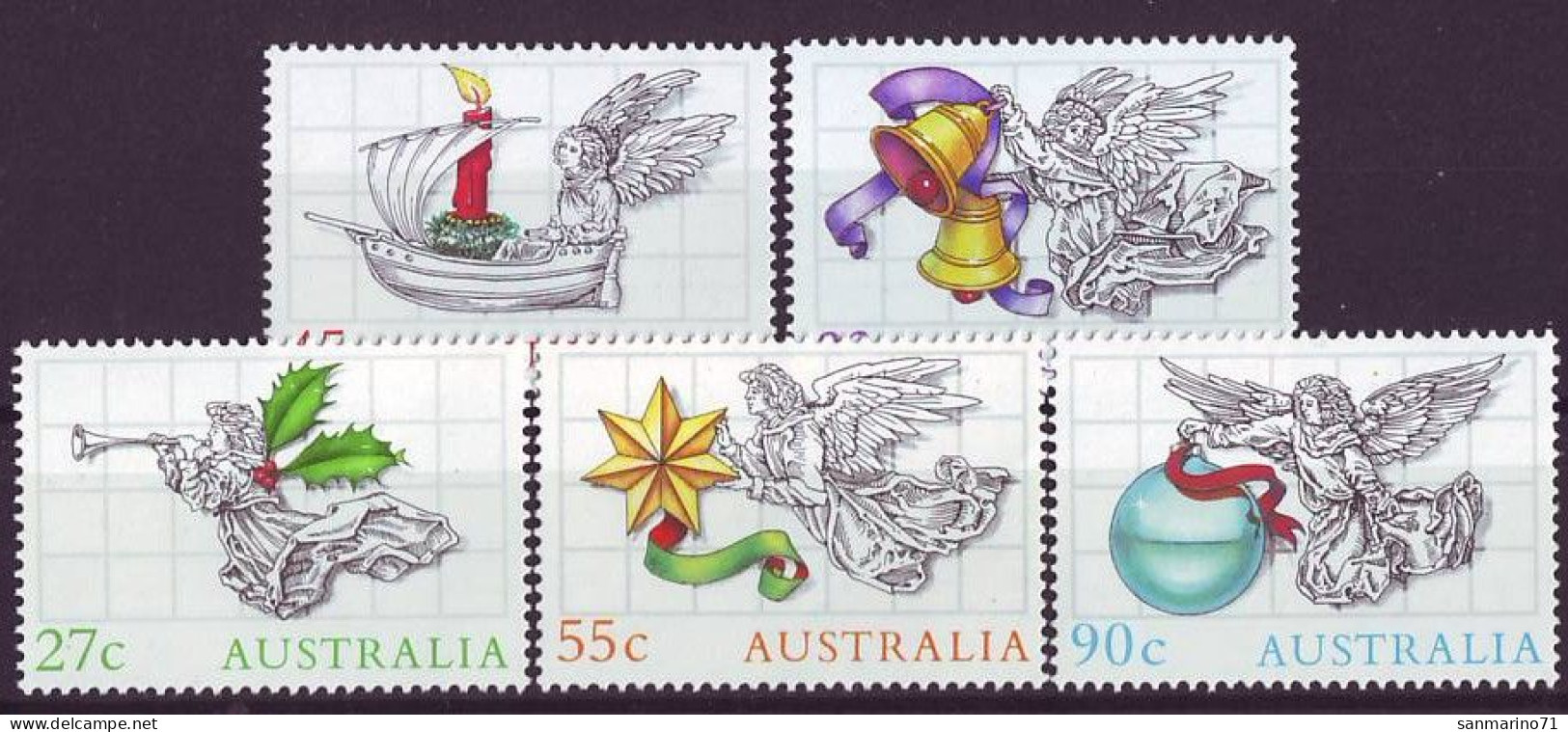 AUSTRALIA 946-950,unused,Christmas 1985 (**) - Ongebruikt