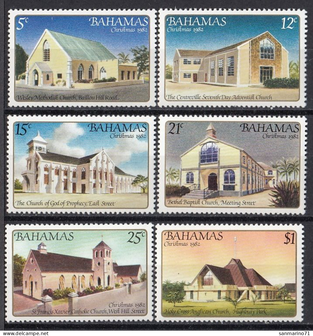 BAHAMAS 524-529,unused,Christmas 1982 (**) - Bahamas (1973-...)