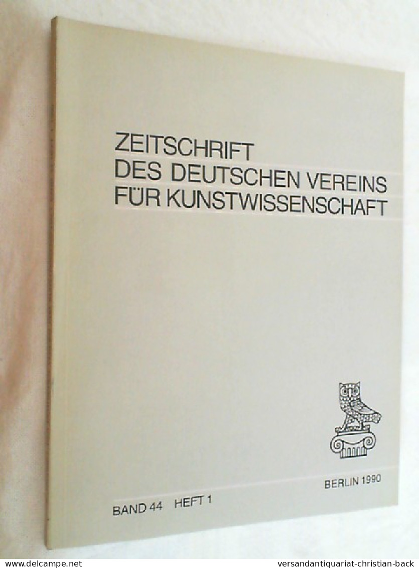 Zeitschrift Des Deutschen Vereins Für Kunstwissenschaft, , Beiträge Zur Mittelalterlichen Architekturgeschic - Arte