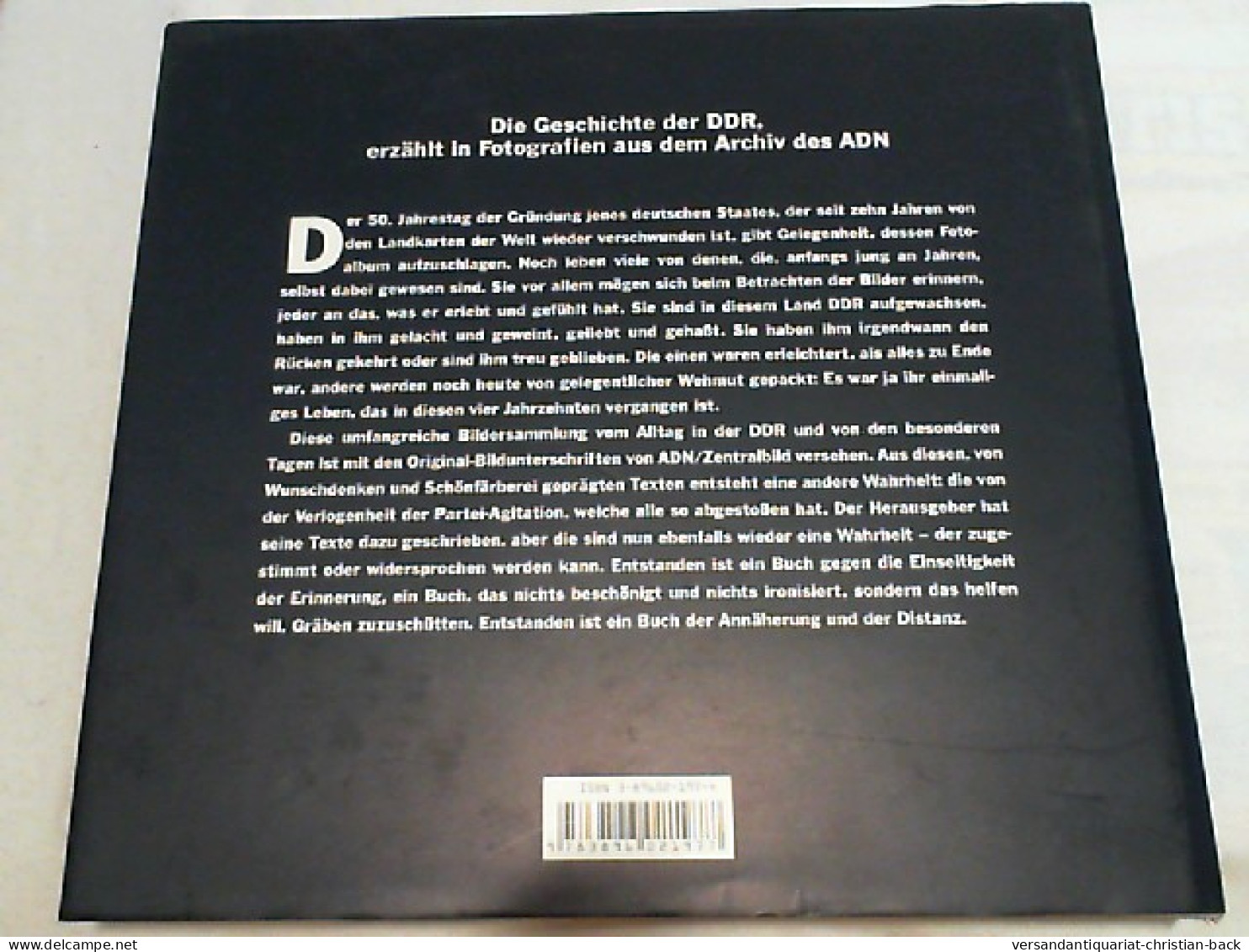 50 Jahre DDR. Der Alltag Der DDR, Erzählt In Fotografien Aus Dem Archiv Des ADN - Biografía & Memorias