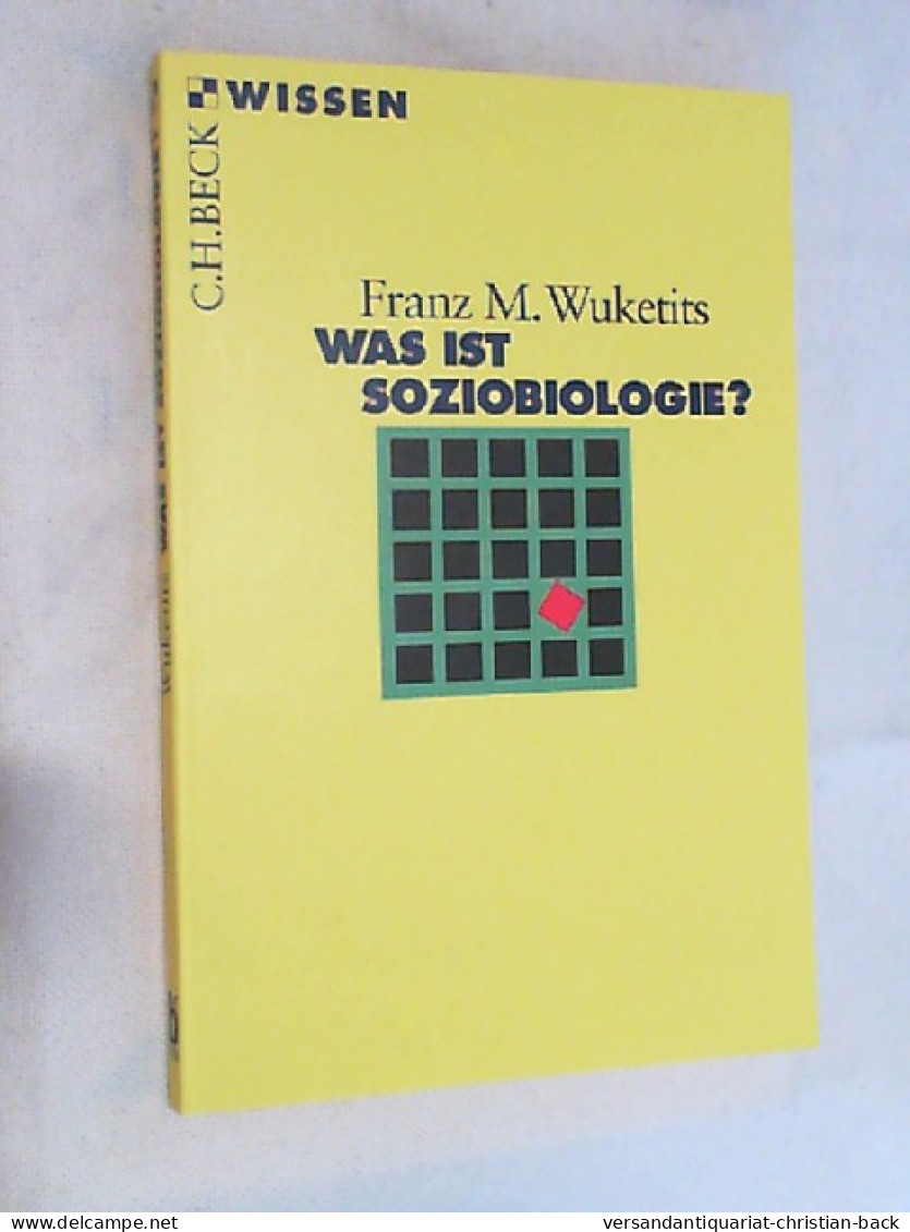 Was Ist Soziobiologie?. - Andere & Zonder Classificatie