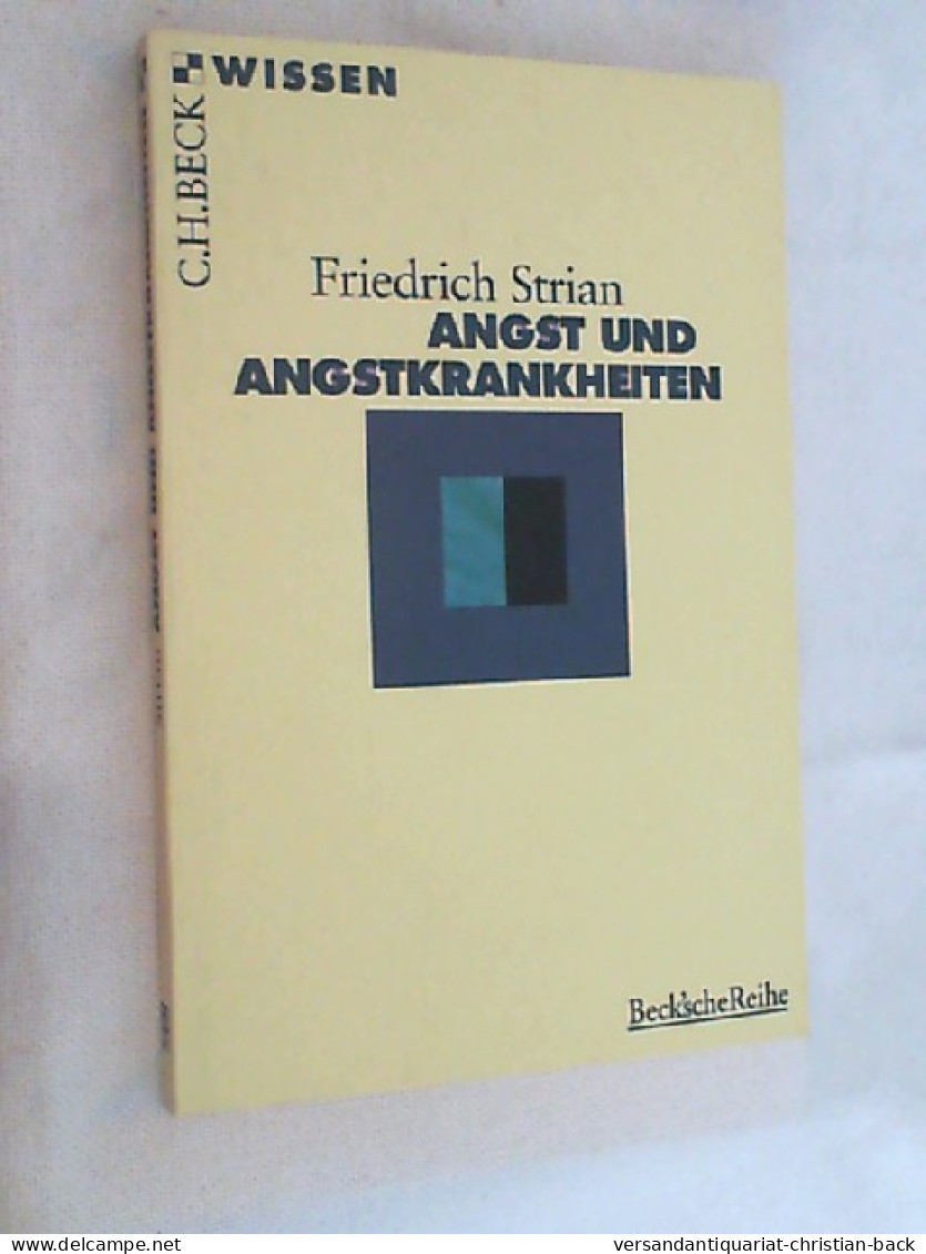 Angst Und Angstkrankheiten : [mit 8 Tabellen]. - Psicología