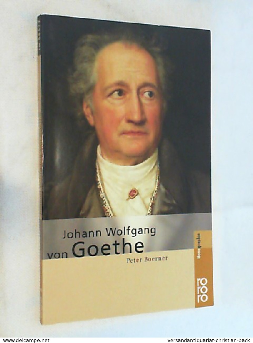 Johann Wolfgang Von Goethe. - Biographies & Mémoirs