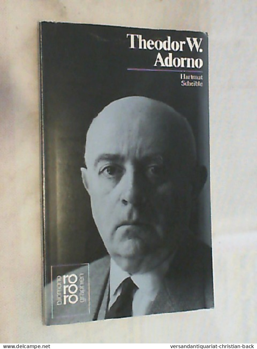 Theodor W. Adorno. - Biographies & Mémoirs