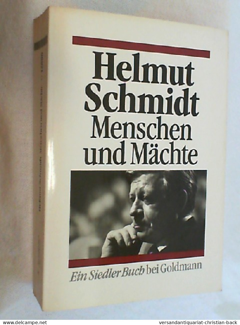 Menschen Und Mächte; Teil: [1]. - Politique Contemporaine