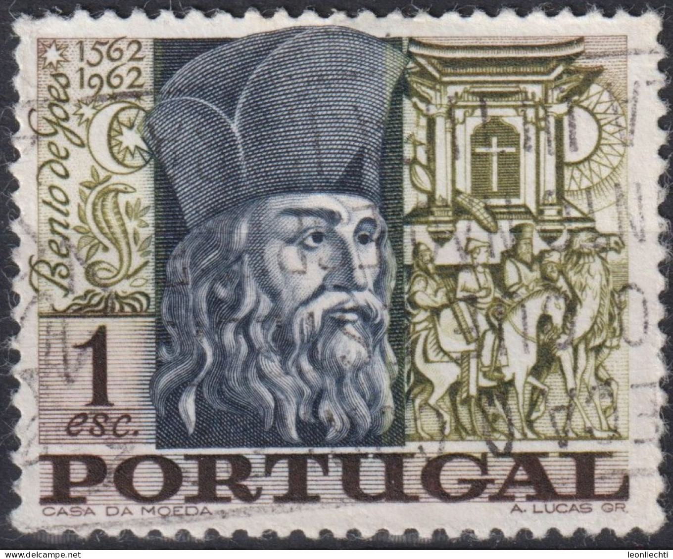 1968 Portugal ° Mi:PT 1049, Sn:PT 1017, Yt:PT 1030, Bento De Goes - Used Stamps