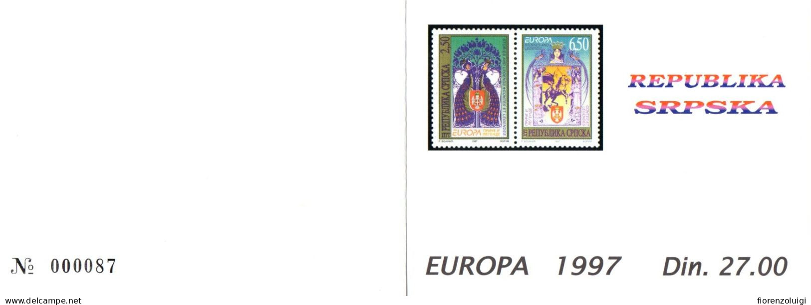 EUROPA CEPT 1997 GIRO COMPLETO LIBRETTI / BOOKLETS MNH** - 1997