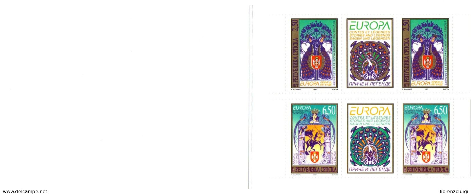 EUROPA CEPT 1997 GIRO COMPLETO LIBRETTI / BOOKLETS MNH** - 1997