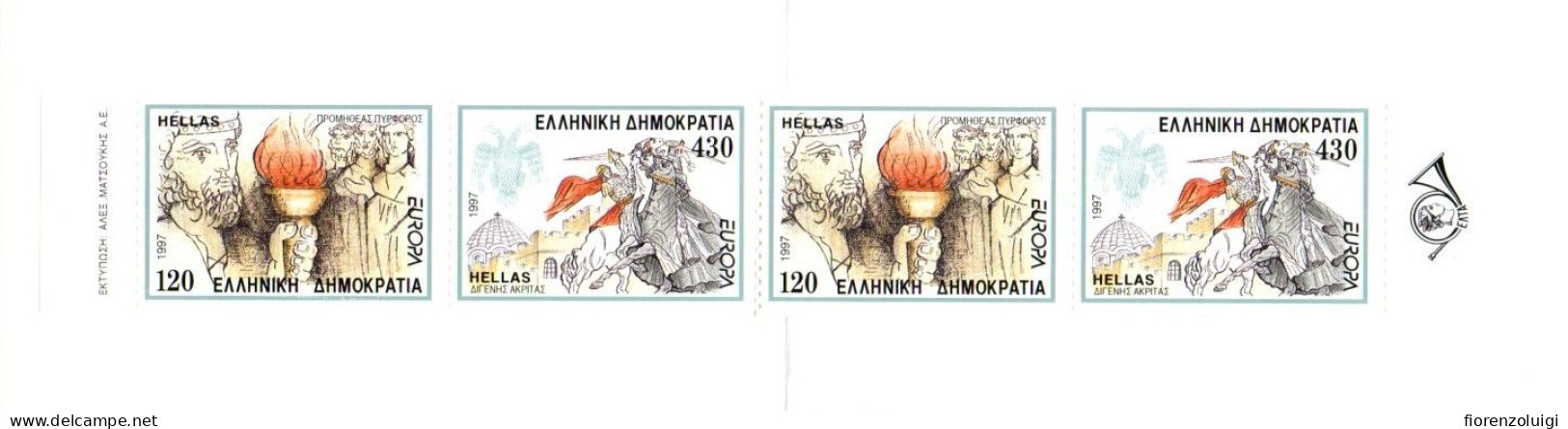 EUROPA CEPT 1997 GIRO COMPLETO LIBRETTI / BOOKLETS MNH**