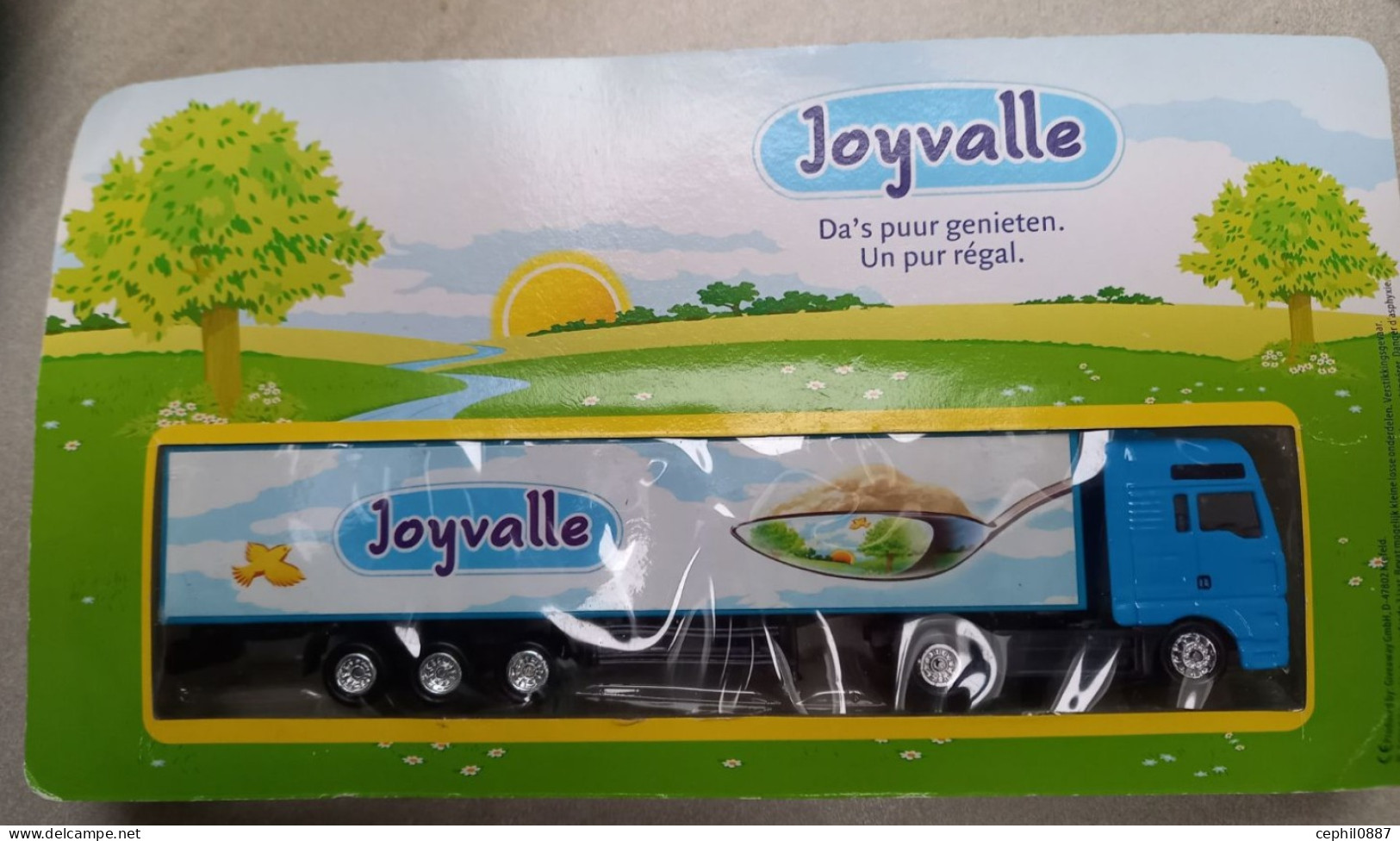 Semi-remorque Publicitaire "JOYVALLE" - Neuf Sous Blister - Scale 1:87