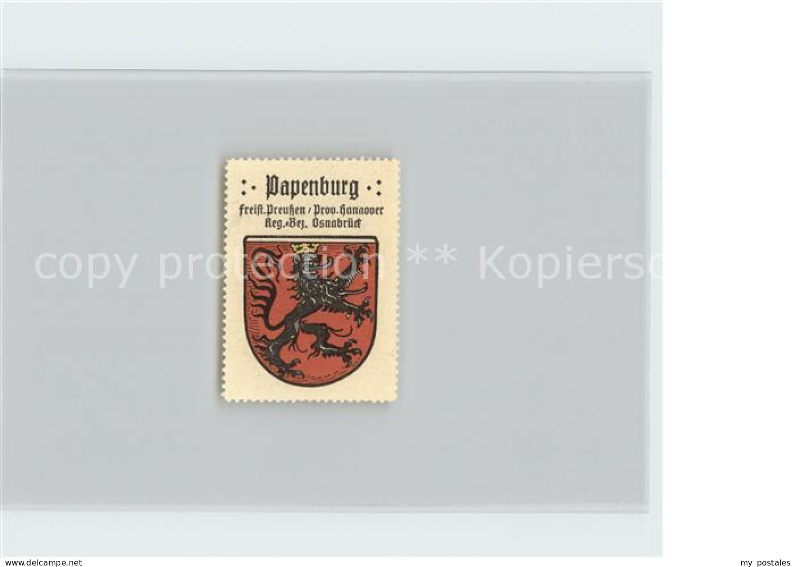 42103865 Papenburg Ems Wappen Aschendorf - Papenburg