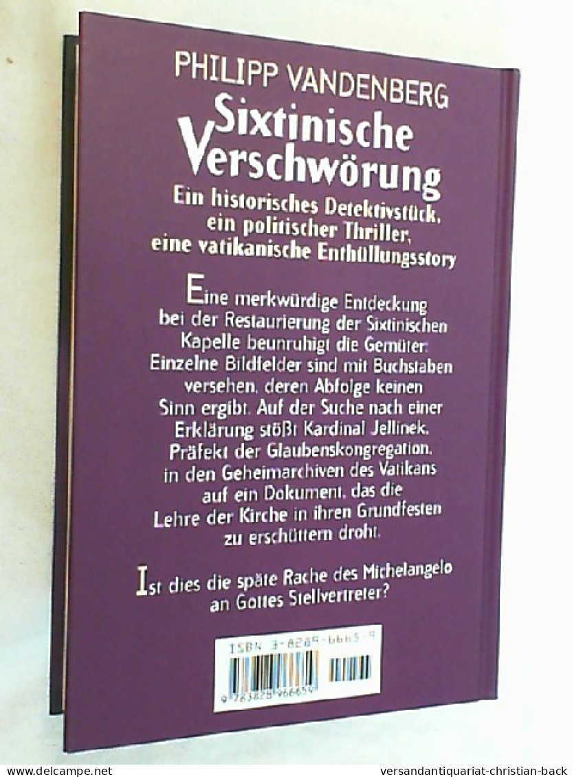 Sixtinische Verschwörung : Thriller. - Policíacos