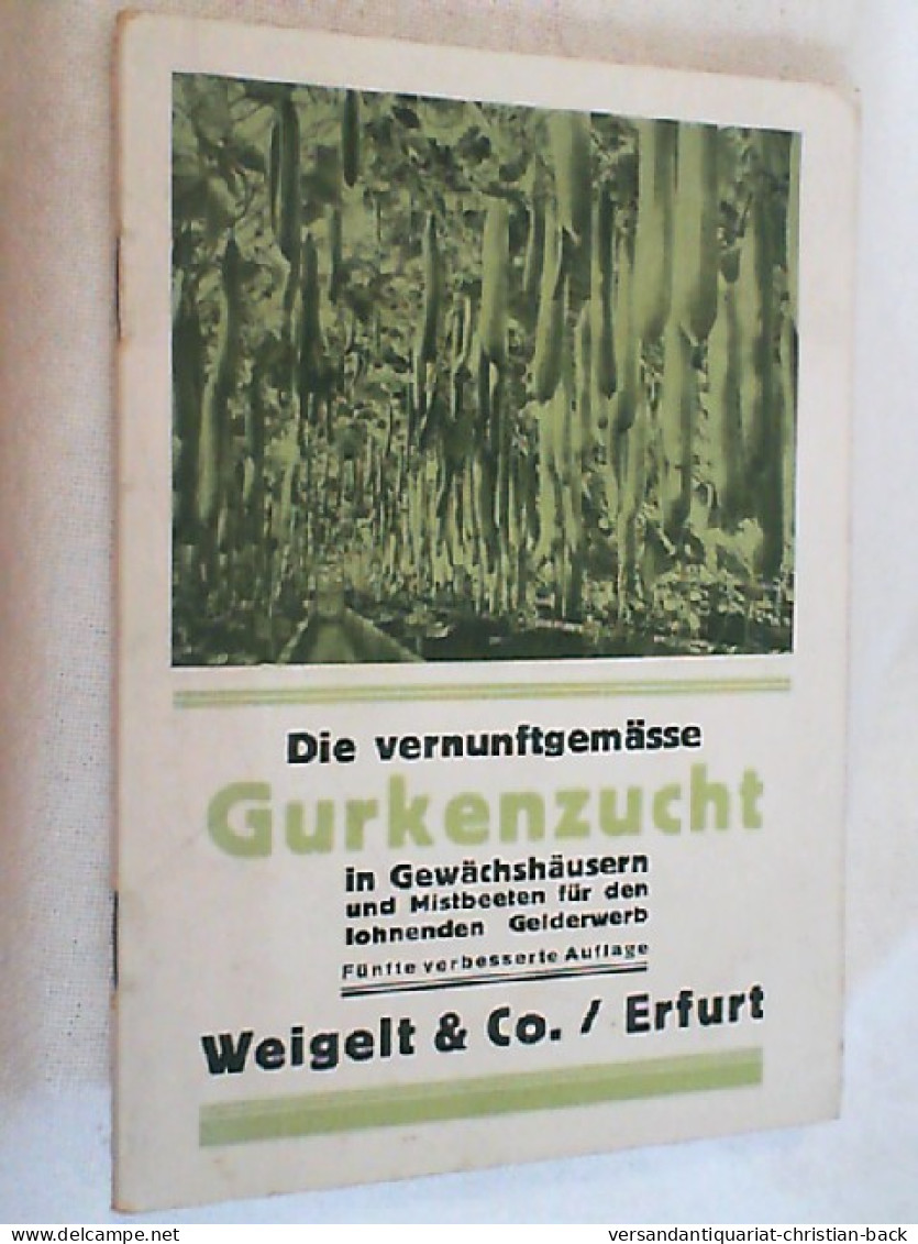 Die Vernunftgemäße Treibhausgurkenzucht- Mit Einem Kurzgefassten Anhang über Melonen- Und Tomatenkultur - Natuur