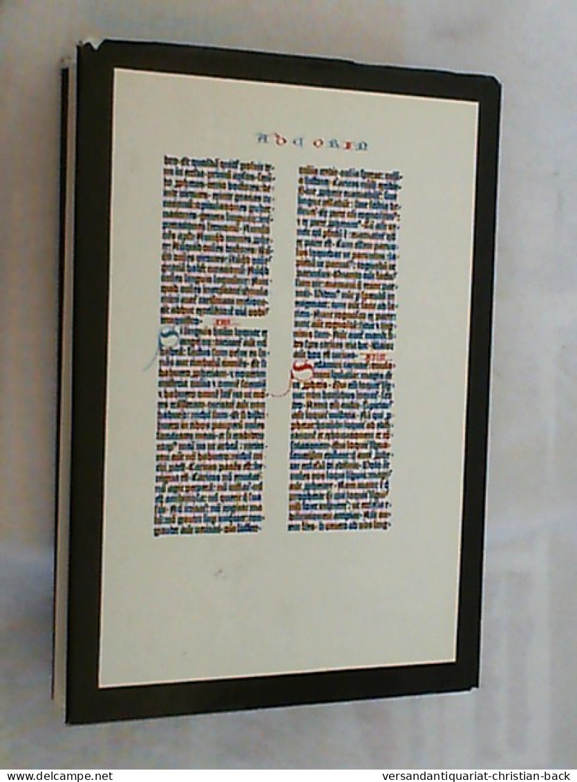 Johannes Gutenberg : Persönlichkeit U. Leistung. - Other & Unclassified