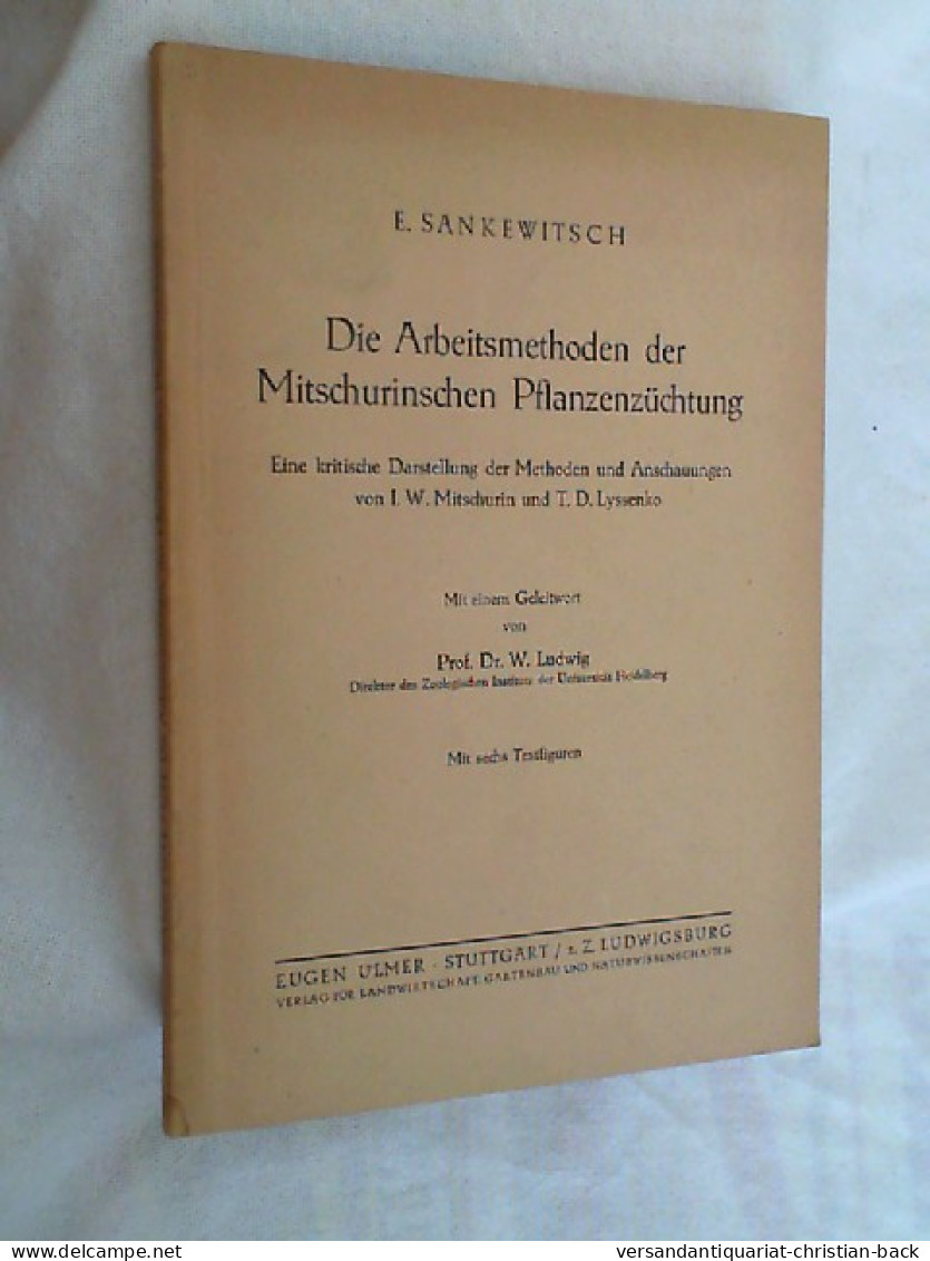 Die Arbeitsmethoden Der Mitschurinschen Pflanzenzüchtung. - Nature