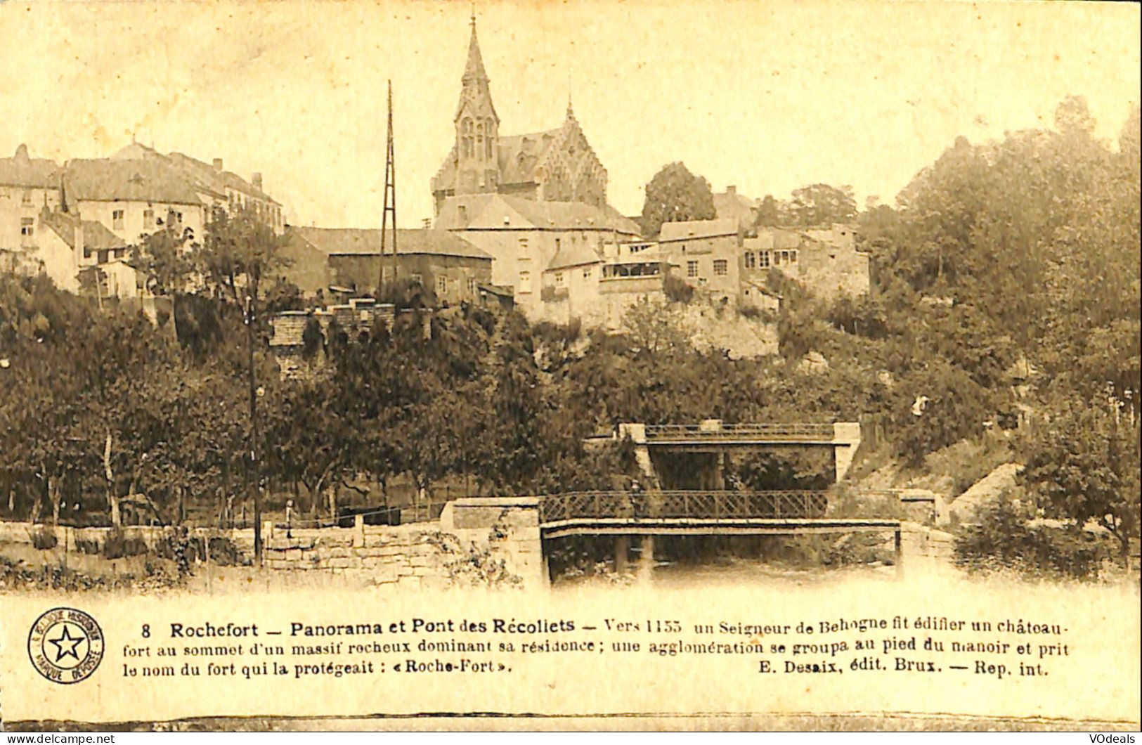 Belgique - Namur - Rochefort - Panorama Et Pont Des Récollets - Rochefort